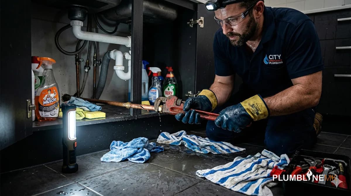 Burst Pipe in Milton Keynes? Here's Exactly What to Do in the Next 10 Minutes - boiler and heating advice from Plumbline MK